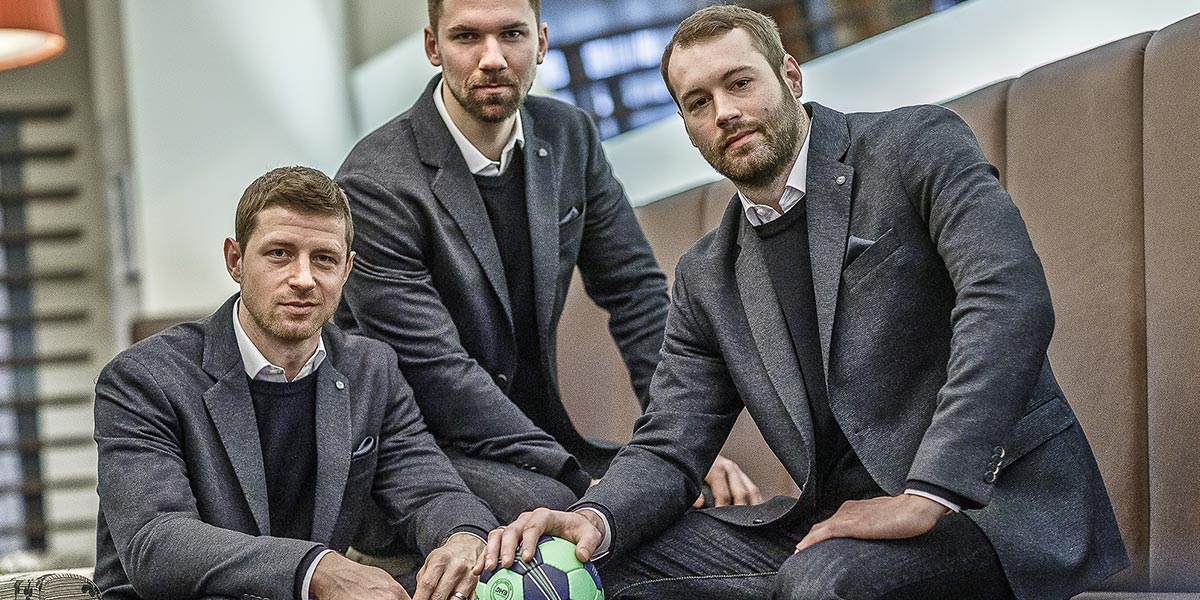 Martin Strobel, Fabian Wiede und Steffen Fäth in Walbusch-Outfits | Walbusch Martin Strobel, Fabian Wiede und Steffen Fäth in Walbusch-Outfits | Walbusch