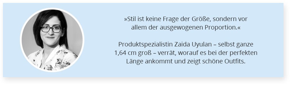Stil ist keine Frage der Größe | Walbusch Stil ist keine Frage der Größe | Walbusch