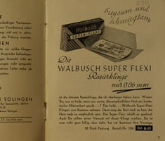 Abbildung erster Werbung