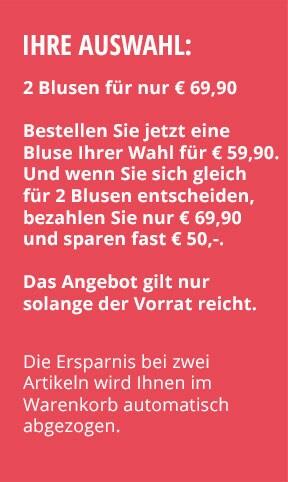 2 Blusen nur € 69,90 | Walbusch