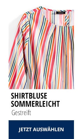Shirtbluse Sommerleicht -Streifen | Walbusch