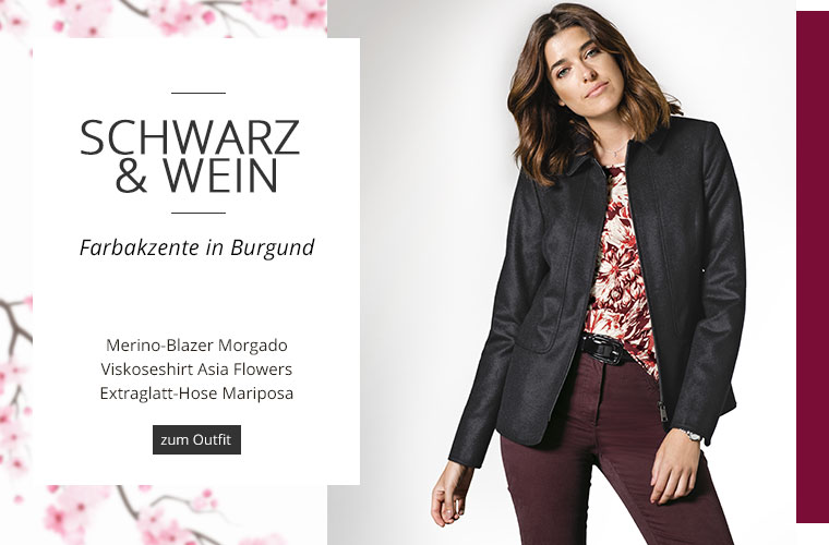 Outfit Schwarz & Wein Outfit Schwarz & Wein